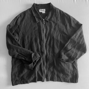 Flax Women’s 100% Linen Lightweight Jacket